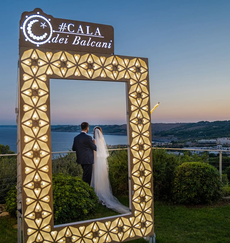 Cala dei Balcani location per le tue nozze direttamente sul mare del Salento - Corte Panoramica